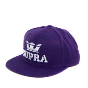 Příslušenství Klobouky Supra ABOVE SNAP Fialové/Bílé | CZ-93822